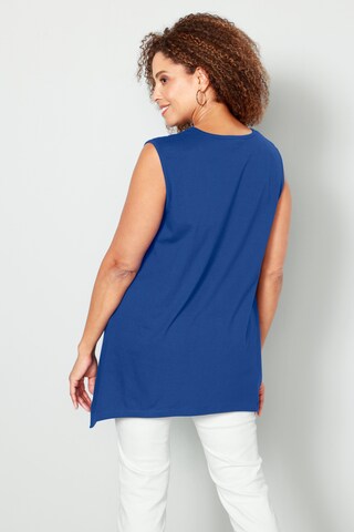 MIAMODA Strick-Top in Blau