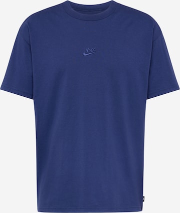 Nike Sportswear Tričko 'Essential' – modrá: přední strana