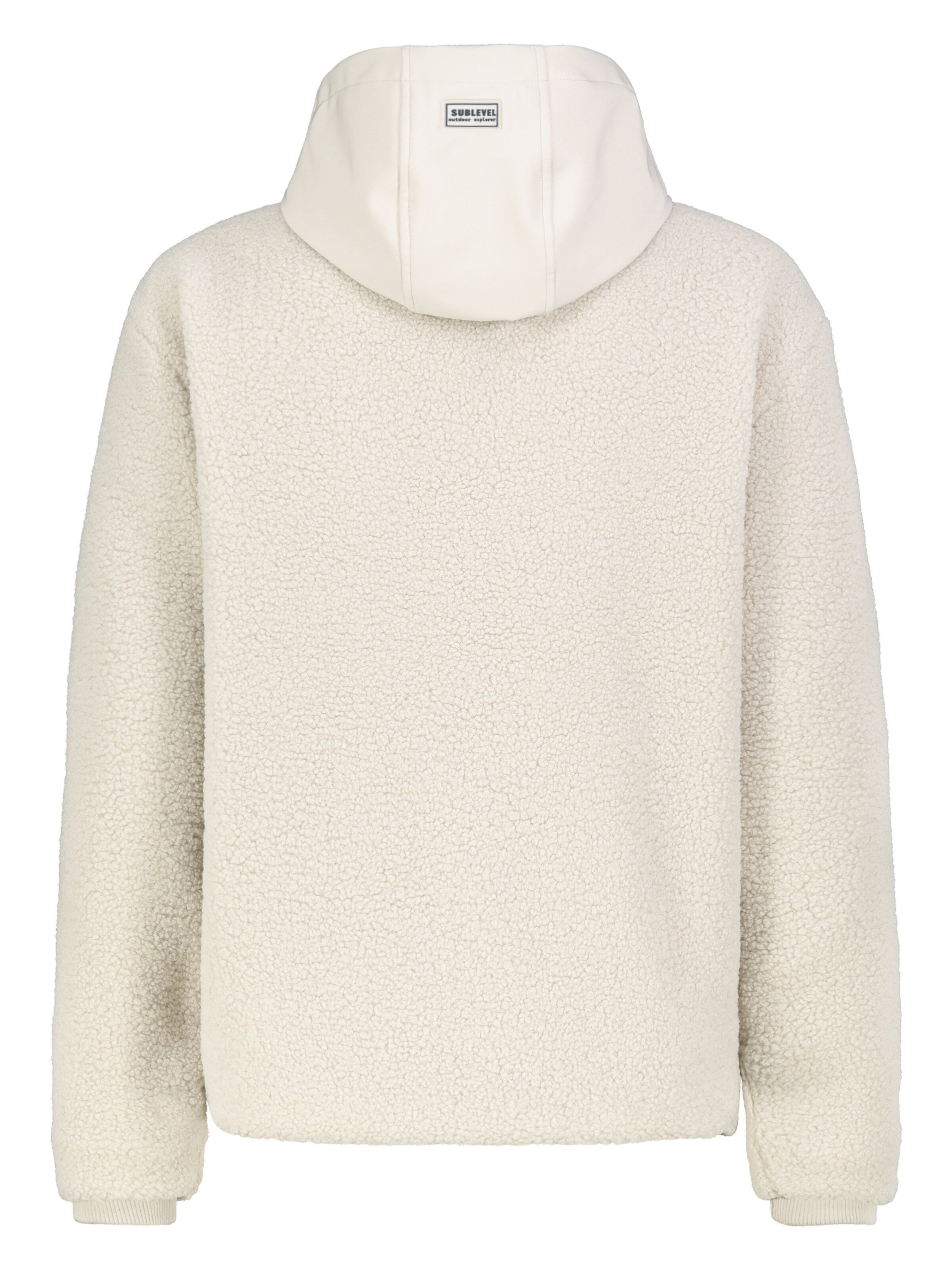 Sublevel Fleece jas in Beige