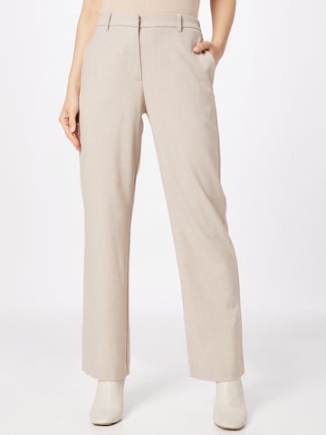 Samsøe Samsøe - Loosefit Pantalón 'HOYS' en beige: frente