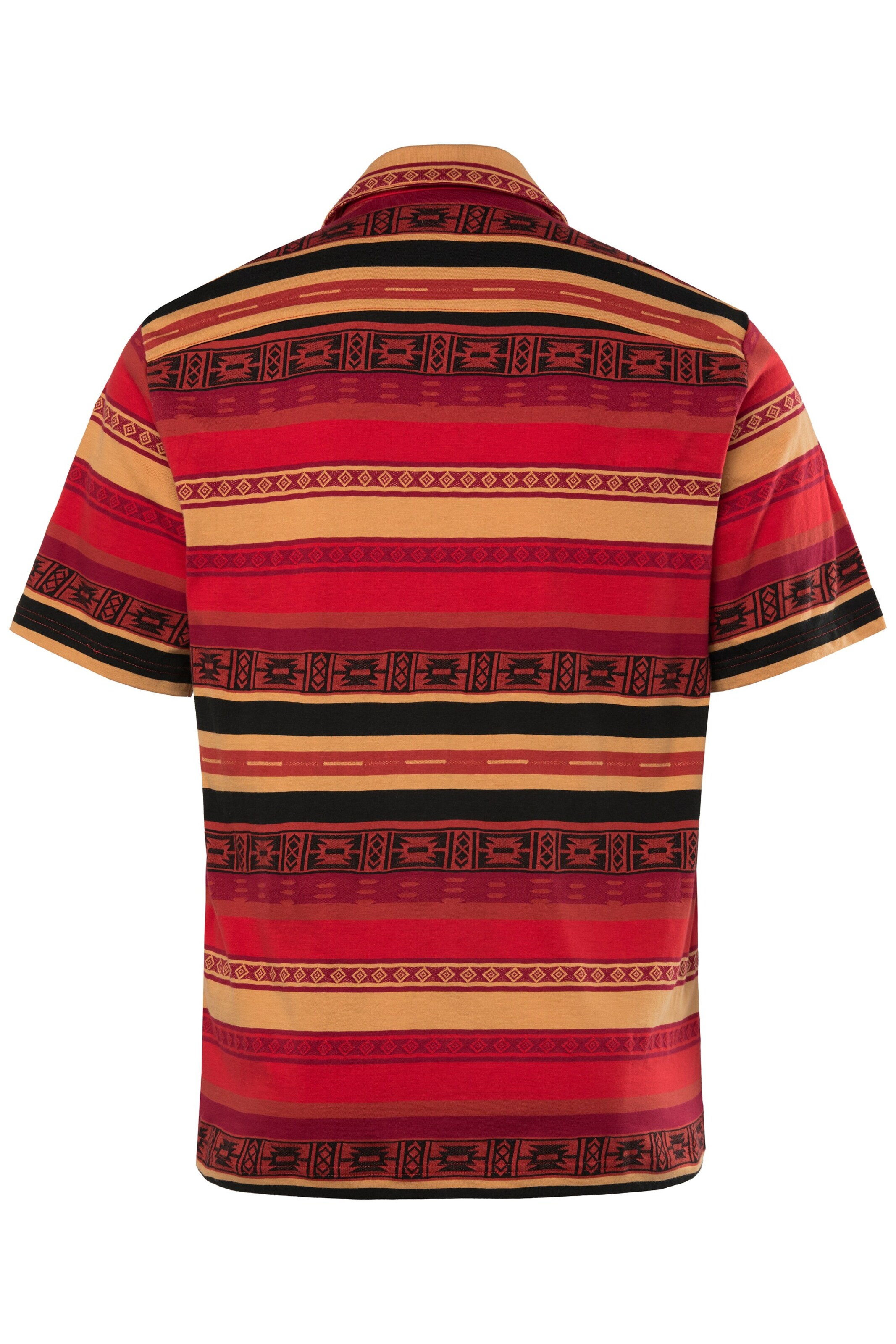 Men Plus Comfort fit Overhemd in Rood