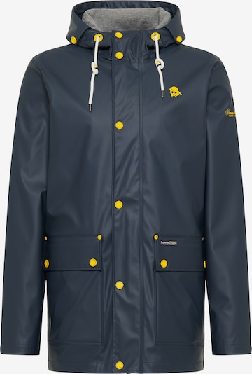 Schmuddelwedda Functionele jas in de kleur Marine / Geel / Grijs gemêleerd, Productweergave