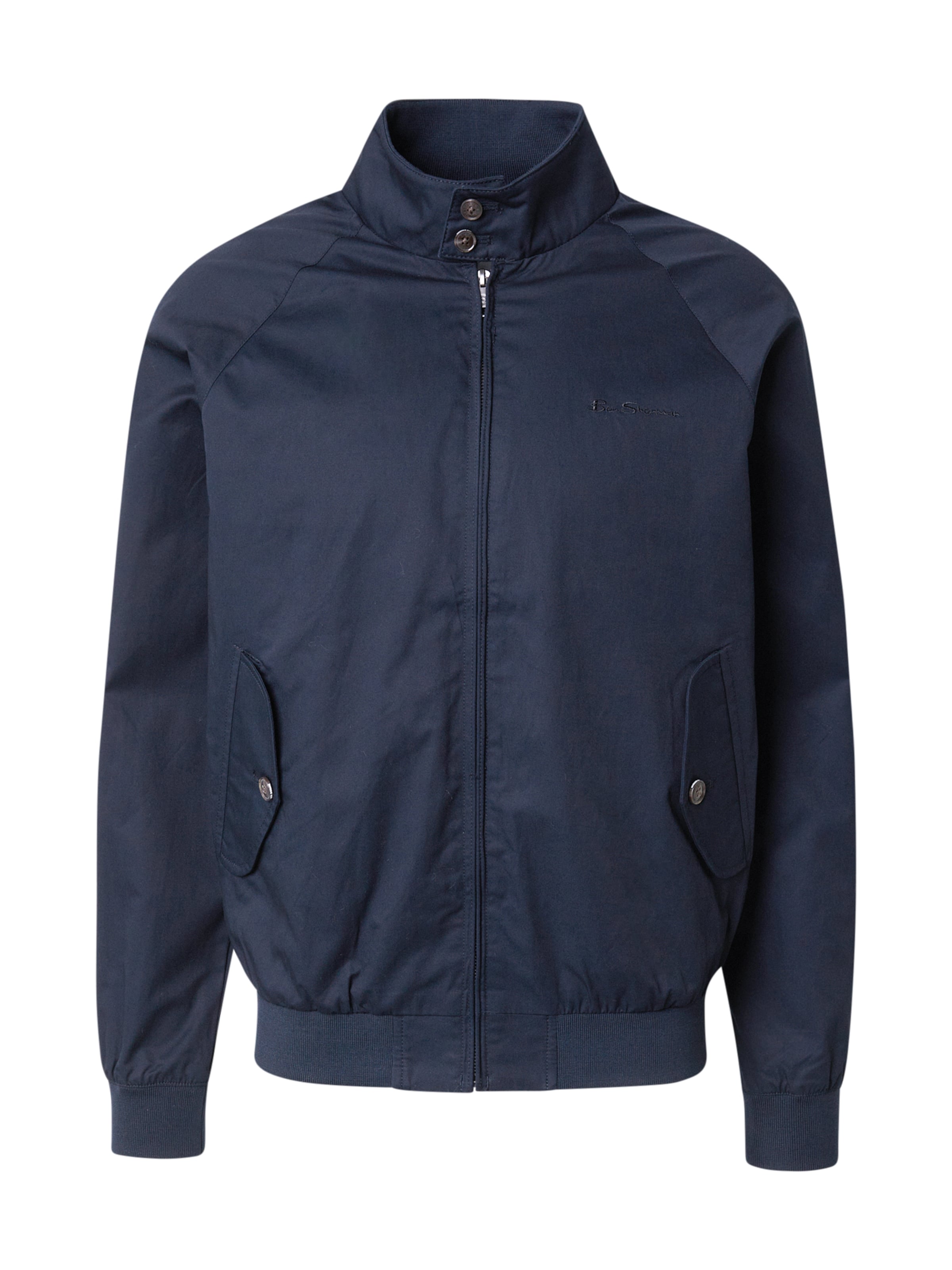 Ben Sherman Преходно яке в синьо: отпред