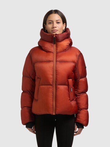 khujo Winterjas 'Nolana' in Oranje: voorkant