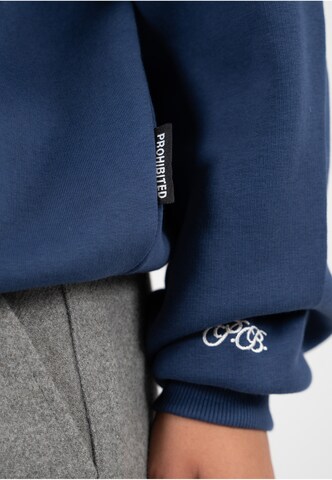 Sweat-shirt 'Berlin' Prohibited en bleu