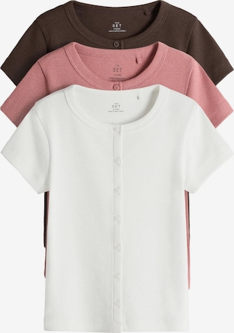 The Set Neuletakki värissä ruskea: etupuoli