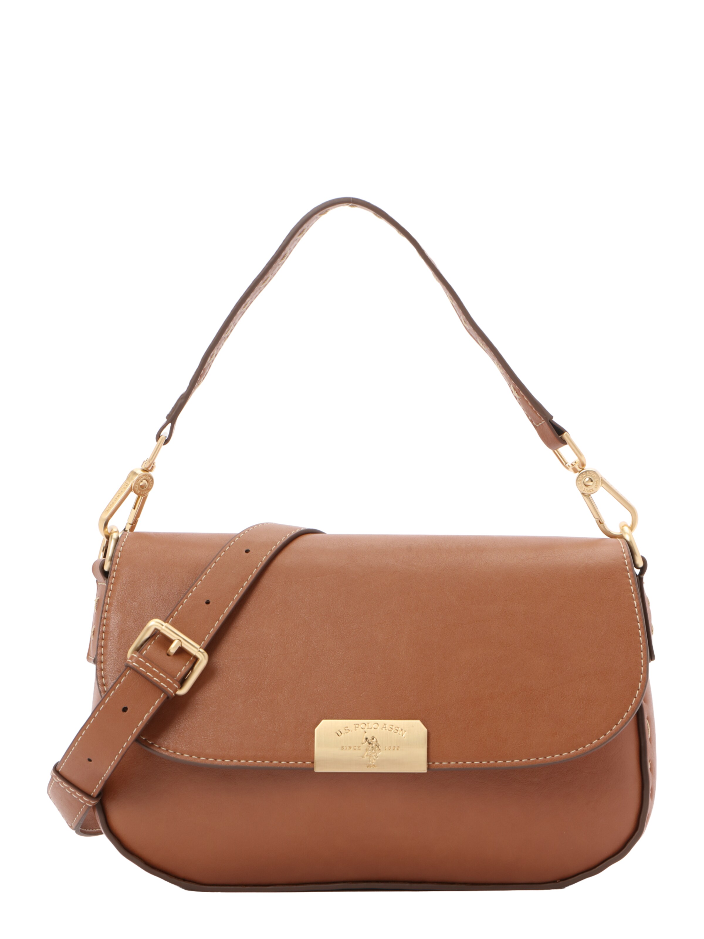 U.S. POLO ASSN. Handbag in Brown: front