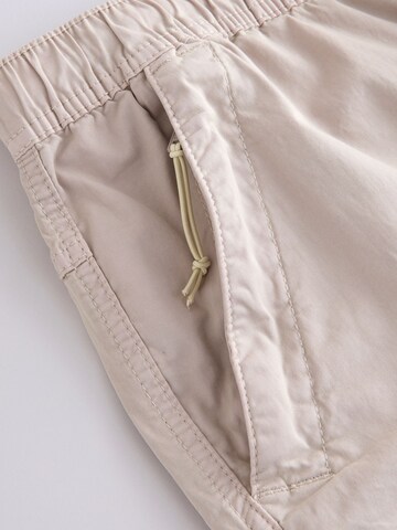 Regular Pantalon cargo Next en blanc