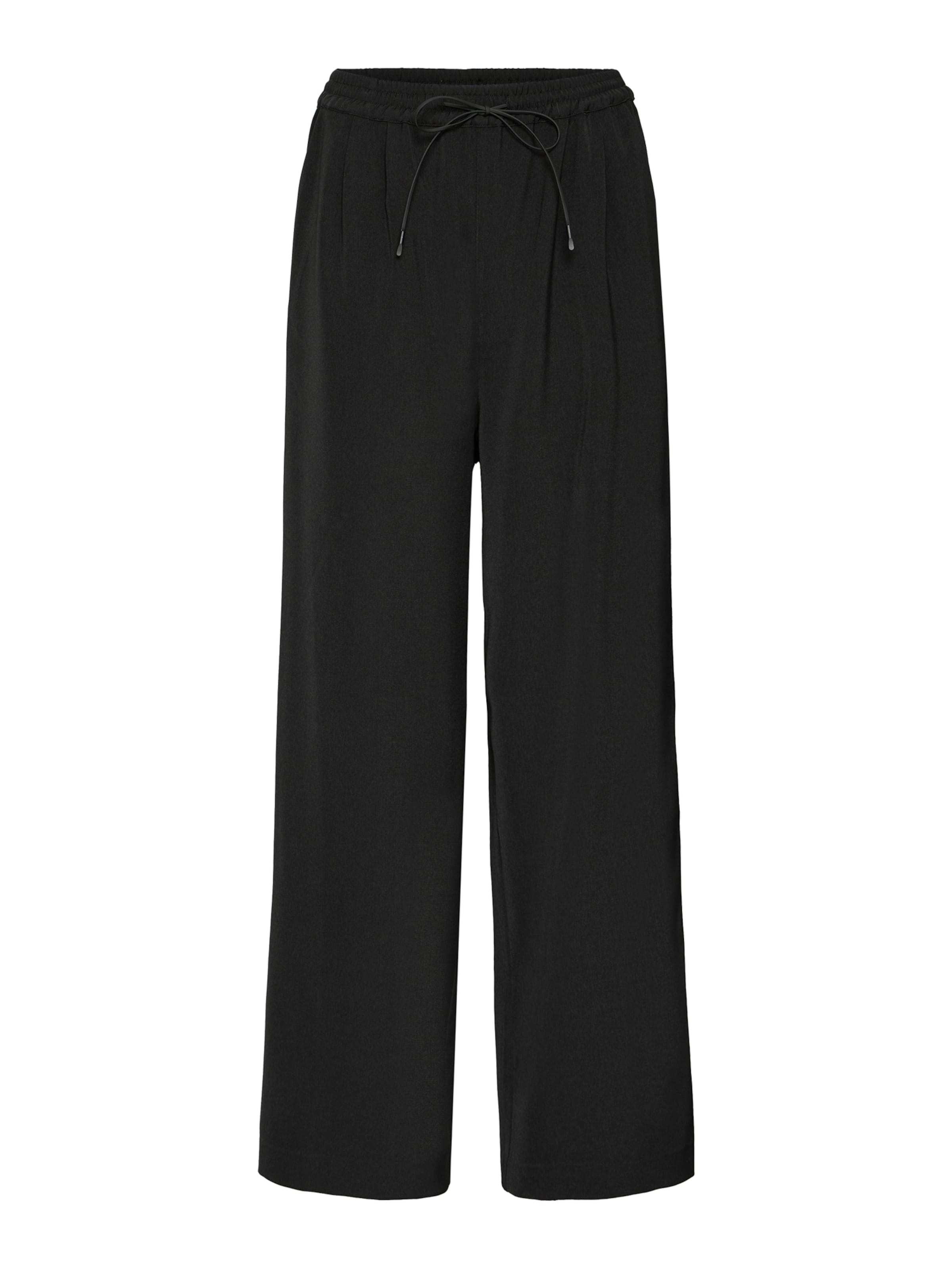 ICHI regular Παντελόνι 'IHECALA' σε μαύρο: μπροστά