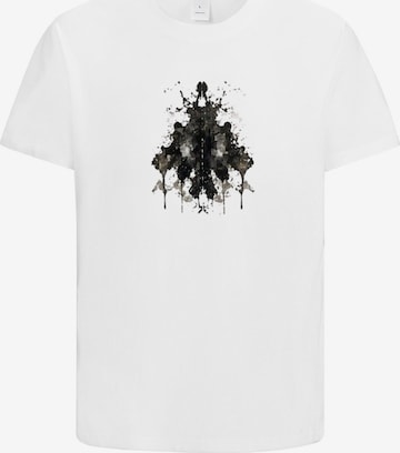 HUSKSWARE Shirt 'Grafik' in Weiß: Vorderseite