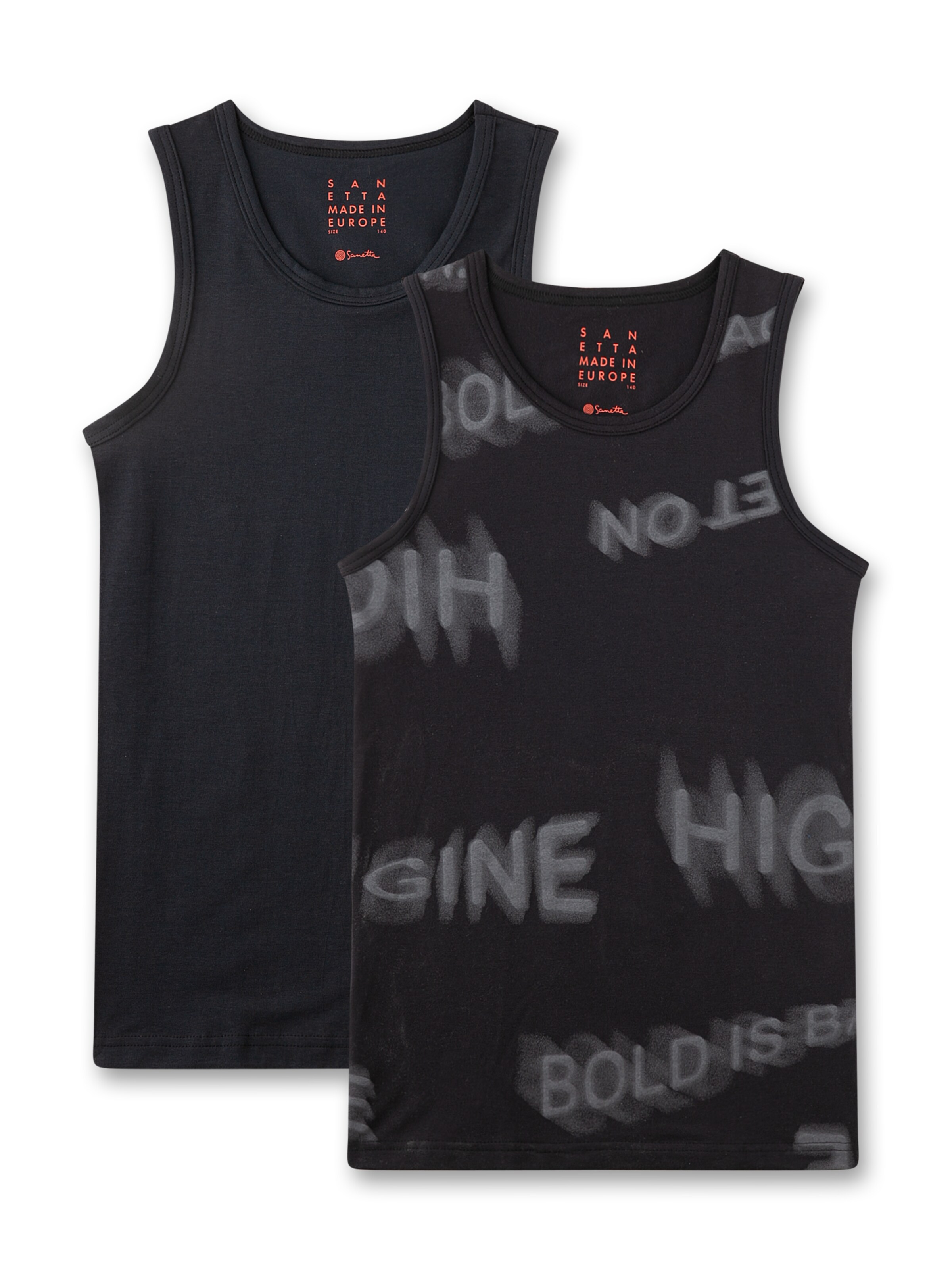 Sanetta Onderhemd in Blauw: voorkant