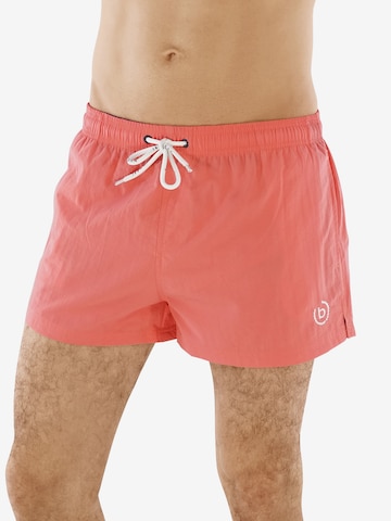 Shorts de bain ' Gregor ' bugatti en rouge : devant