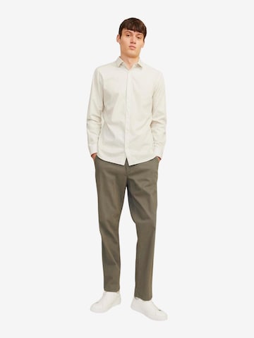 JACK & JONES Regular Chinohousut 'JPSTKane Dave' värissä vihreä: etupuoli