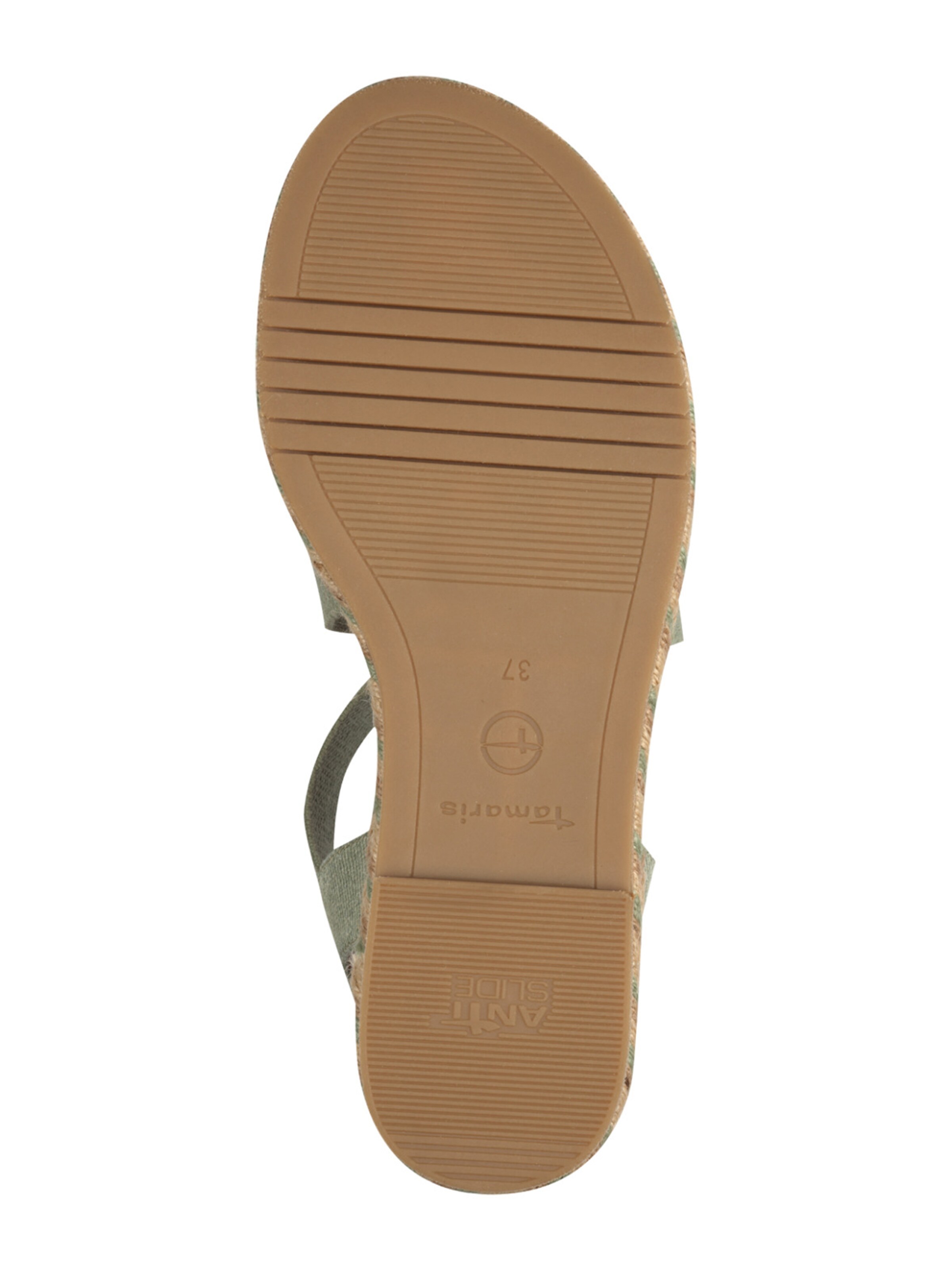 Tamaris Páskové sandály – zelená