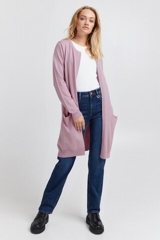 PULZ Jeans - Casaco de malha 'Sara' em roxo