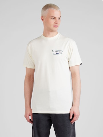 T-Shirt VANS en blanc : devant