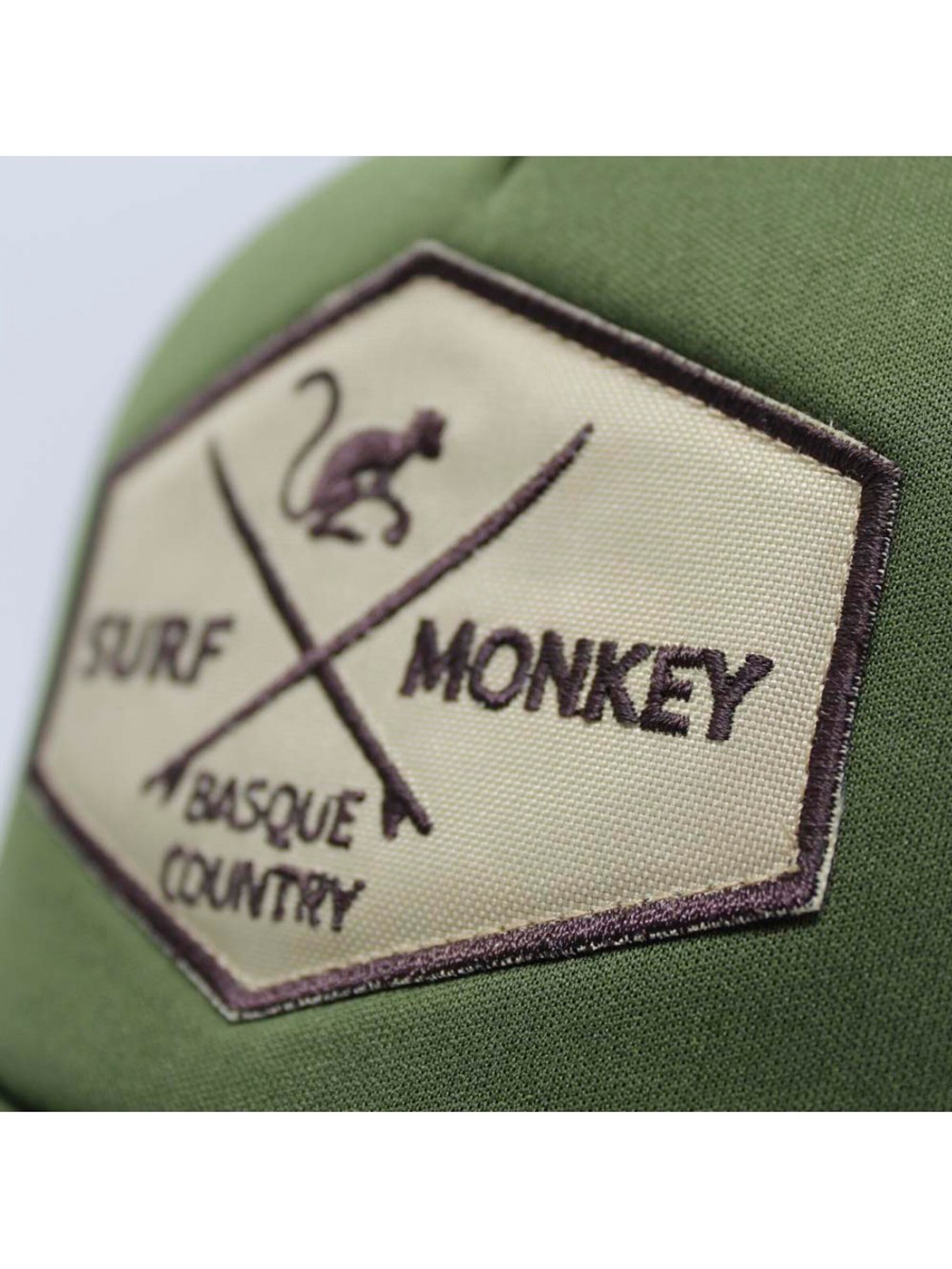 Surf Monkey Athletic Cap in Green