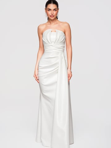 Robe de soirée Ombre en blanc