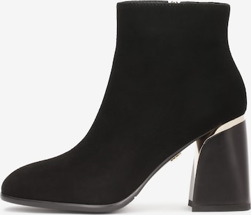 Kazar Booties in Black: front