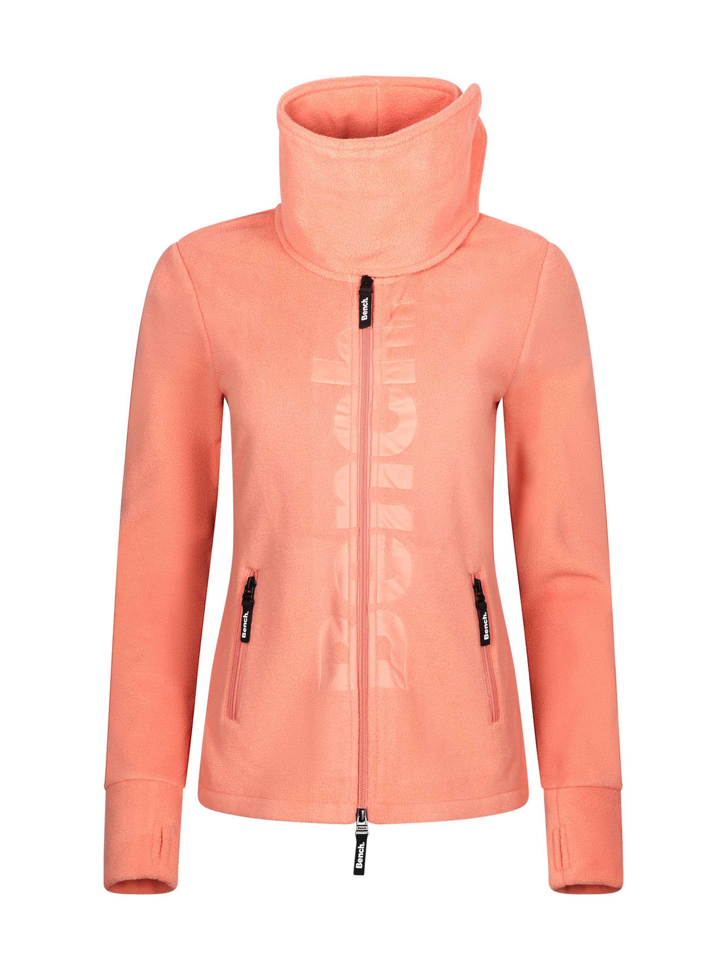 BENCH Fleecejacke in Orange: Vorderseite