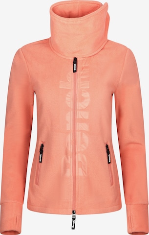 BENCH Fleece Jacket in Orange: front