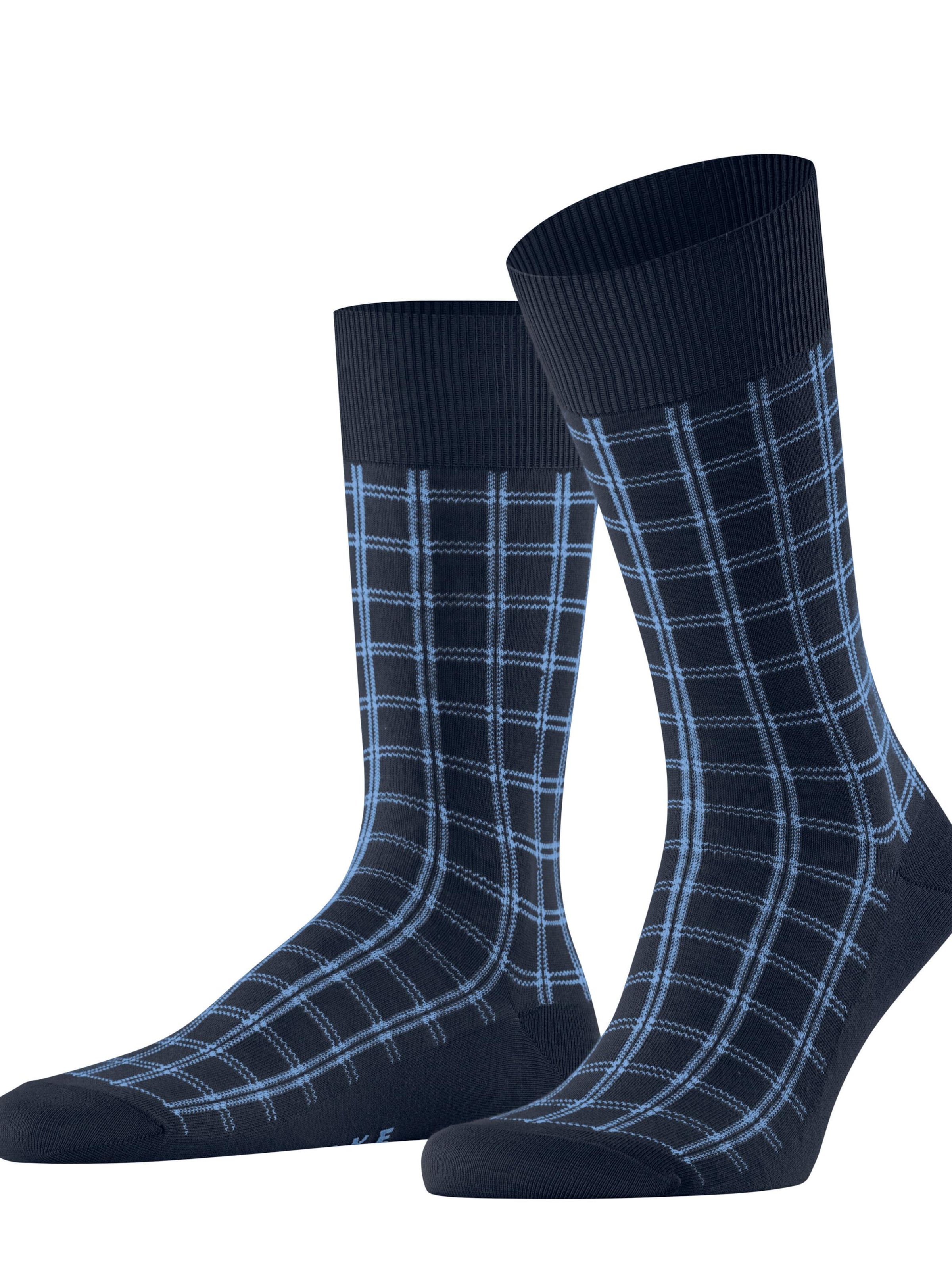 FALKE Socks 'Modern Tailor' in Blue: front
