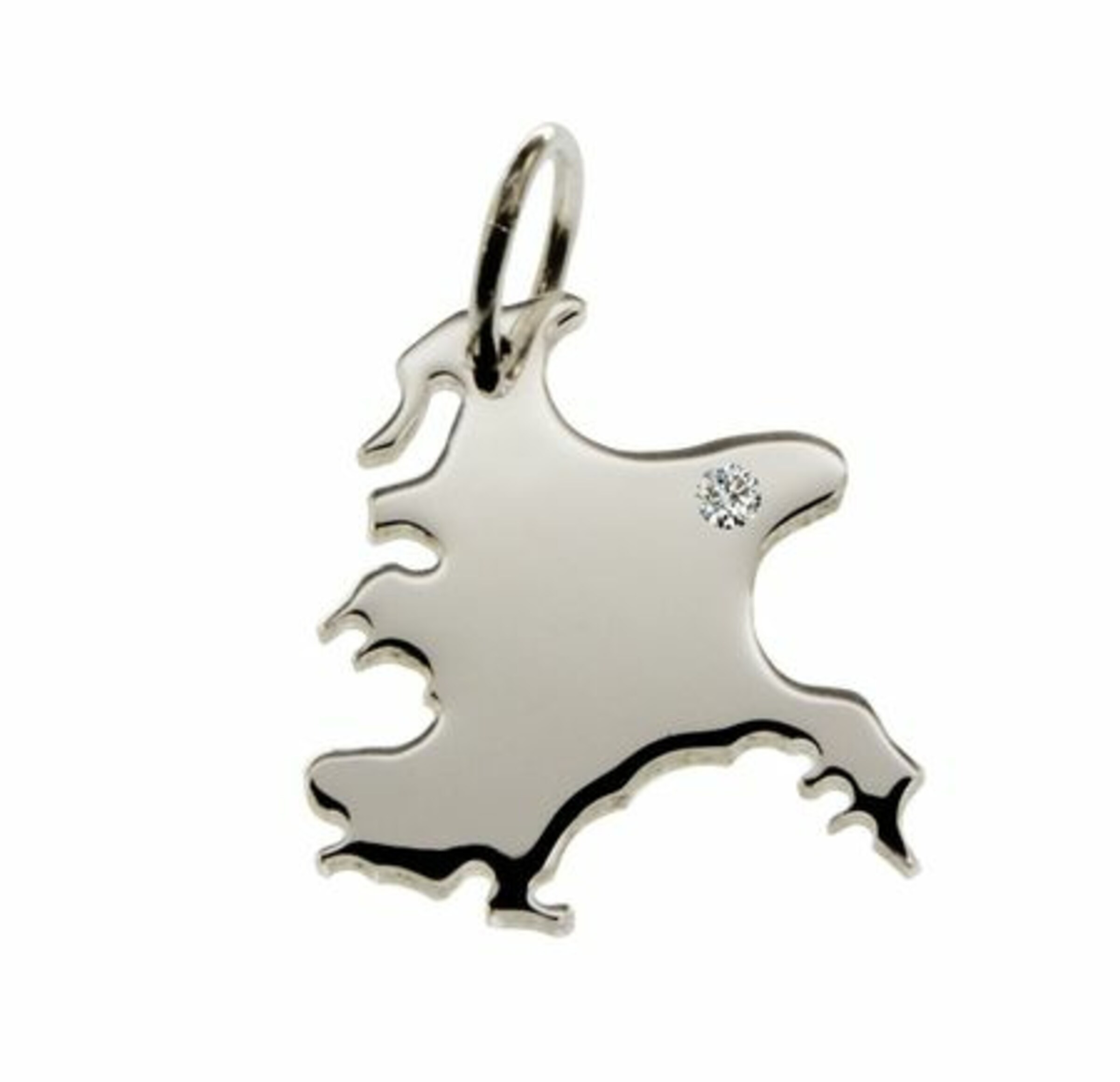 Schmuckador Pendant in Silver: front