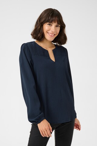 Kaffe Blouse 'KALinda' in Blauw: voorkant