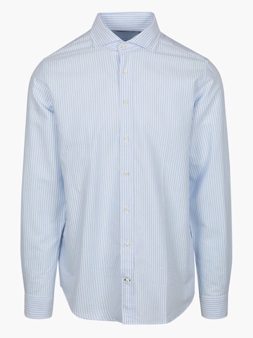 Steppin' out Regular Fit Hemd in Blau: Vorderseite