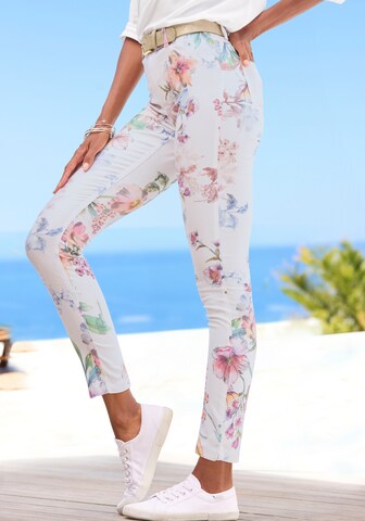 LASCANA Skinny Jeggings in Weiß: predná strana