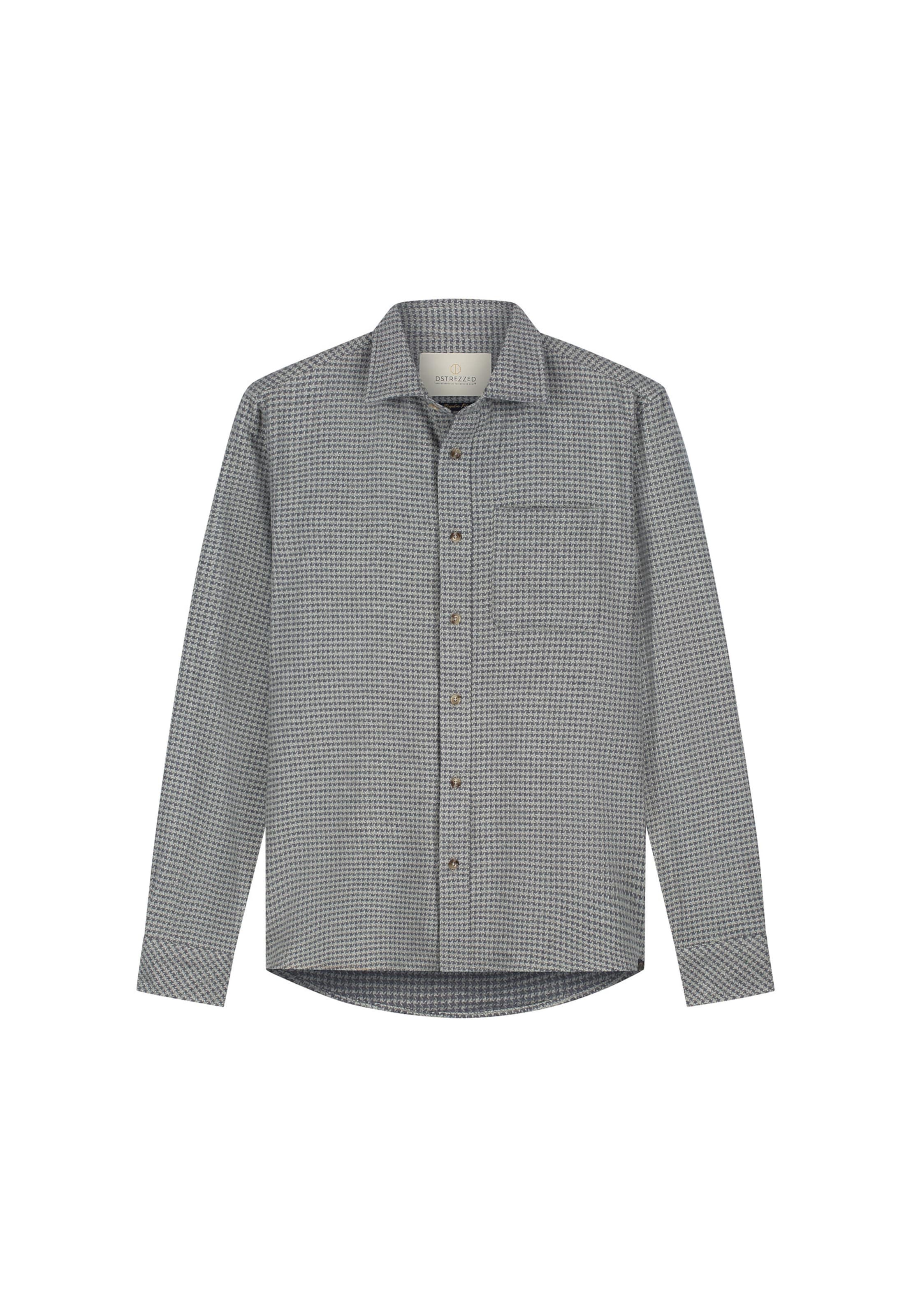 Dstrezzed Regular Fit Hemd 'Mateja' in Grau: Vorderseite