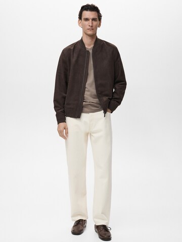 MANGO MAN Between-Season Jacket 'BERO' in Brown