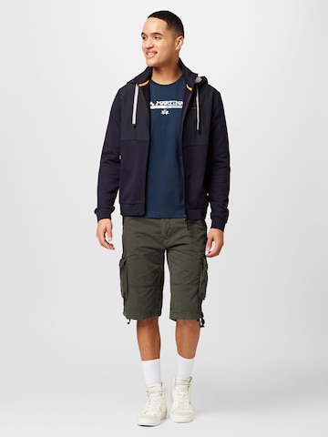 ALPHA INDUSTRIES Regular Shorts 'Jet' in Grau