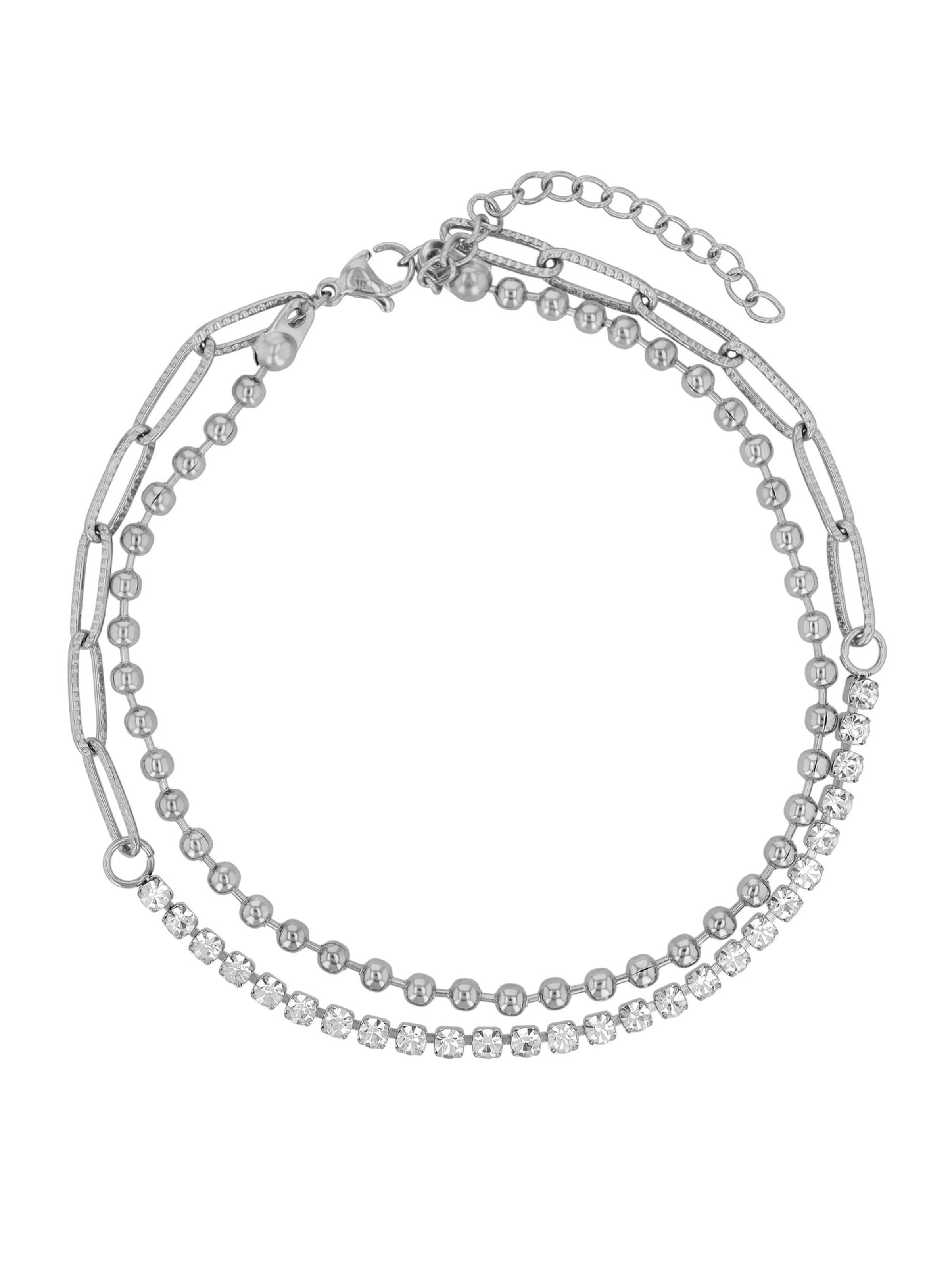 Akzent Fußschmuck 'Thala, langlebig'‌‌‌‌‌‌‌‌ in Silber: Vorderseite
