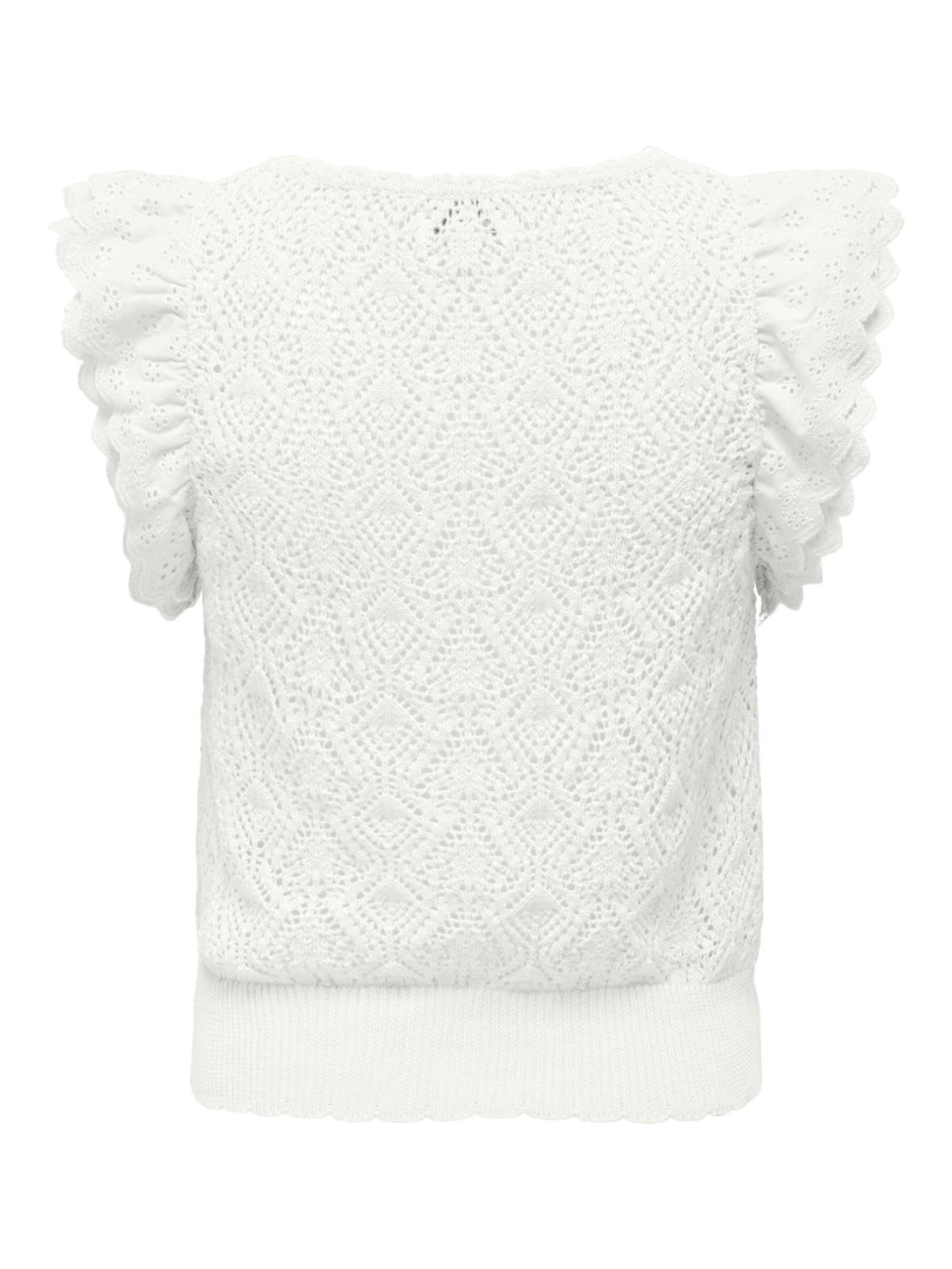 ONLY Neuletakki 'Nettie' värissä valkoinen