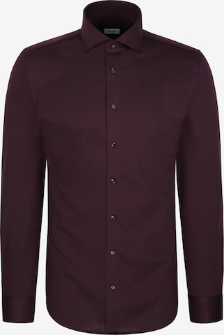 Chemise business SEIDENSTICKER en rouge : devant