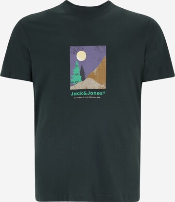 Jack & Jones Plus Koszulka 'SILVERLAKE' w kolorze zielony: przód