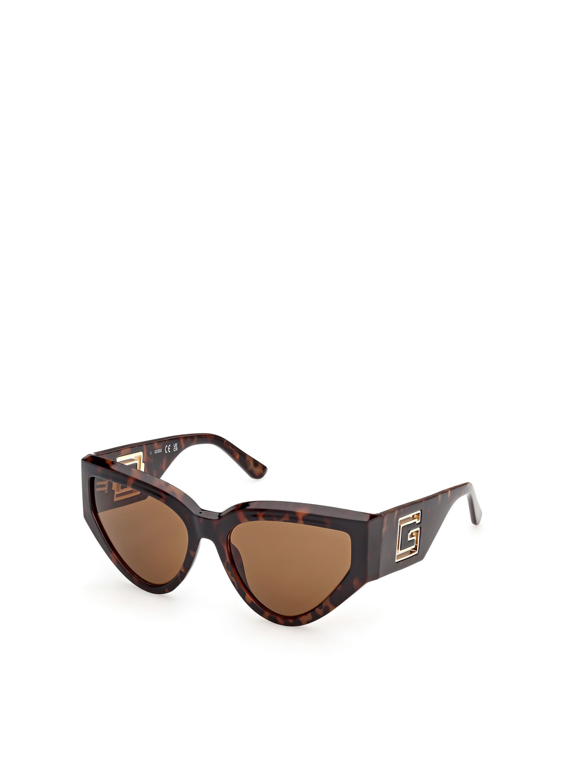 GUESS Sonnenbrille in Braun: Vorderseite