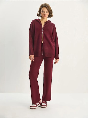 Bianco Lucci Pantsuit in Red