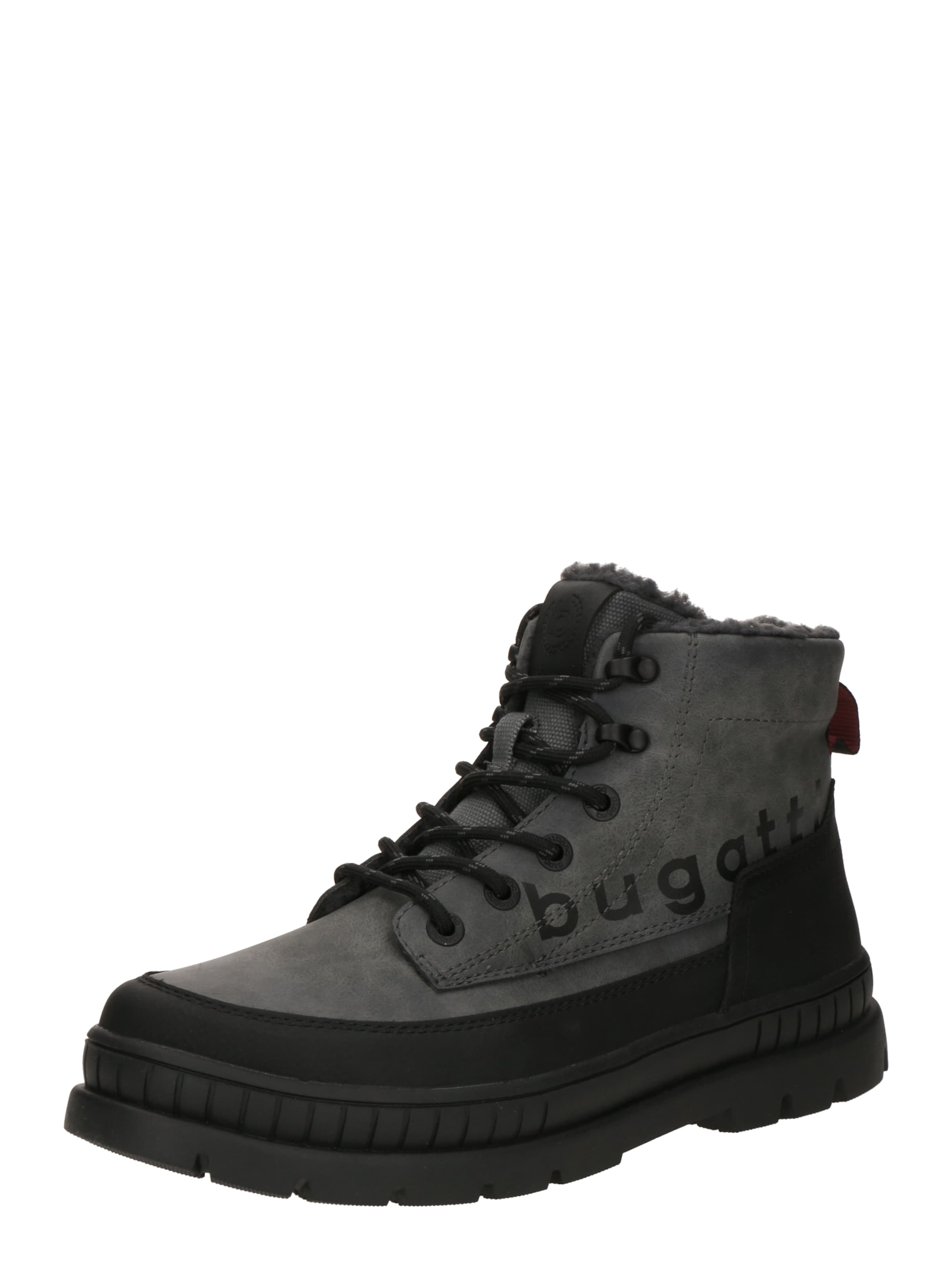 bugatti Gležnarji z vezalkami 'AGA' | siva barva: sprednja stran