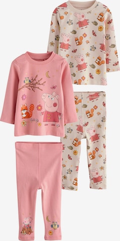 rožinė Next Miego kostiumas 'Peppa Pig': priekis