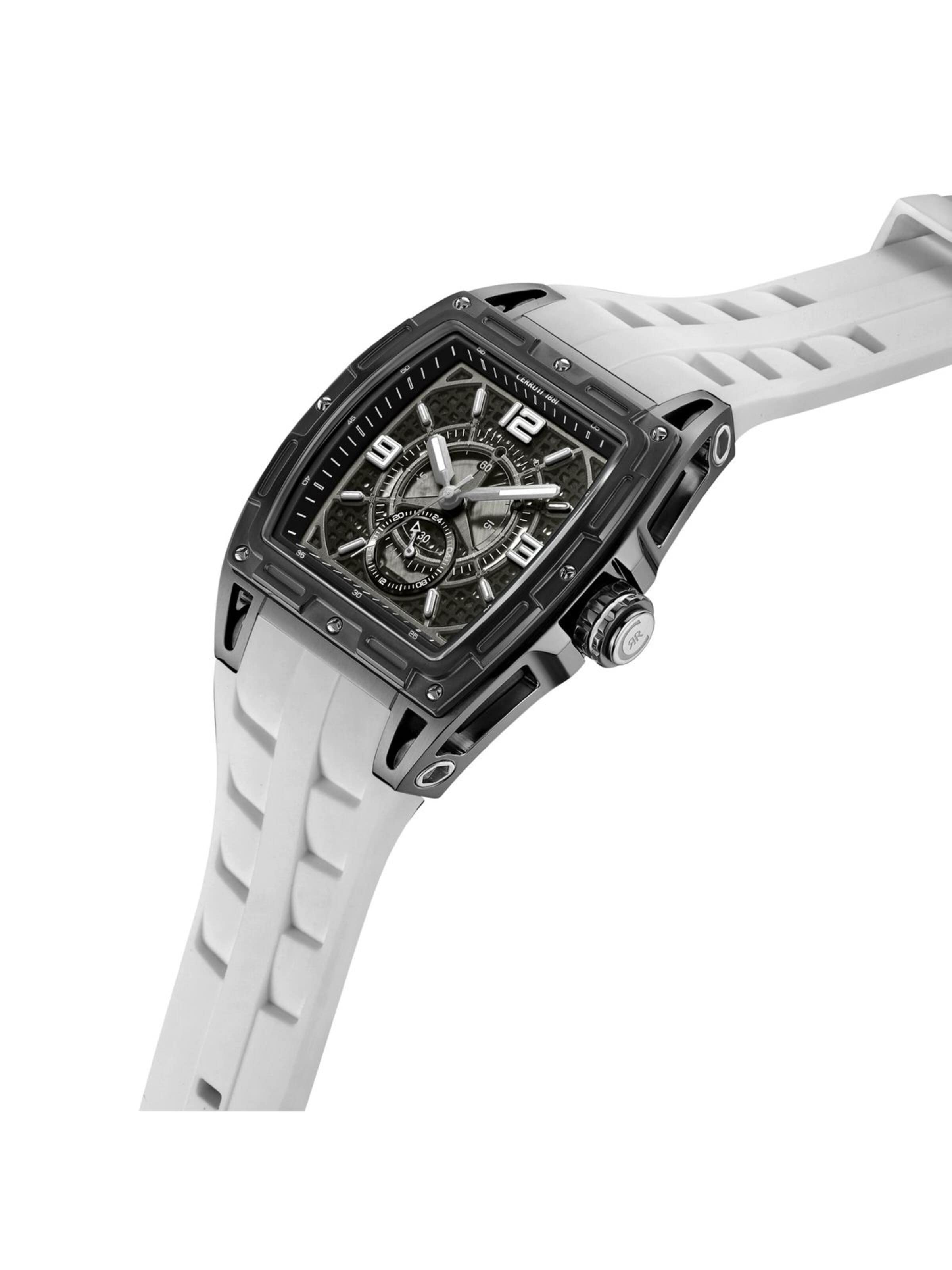 Montre à affichage analogique CERRUTI 1881 en blanc