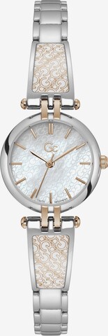 Gc Analog Watch in Silver: front