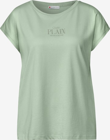STREET ONE T-Shirt in Grün: Vorderseite