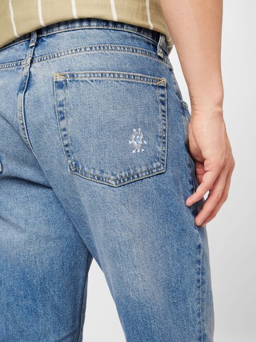 TOPMAN Flared Jeans in Blauw