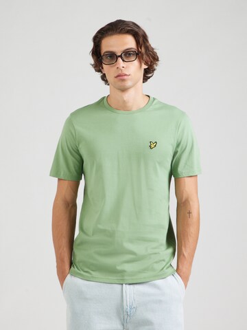 Lyle & Scott Shirt in Groen: voorkant