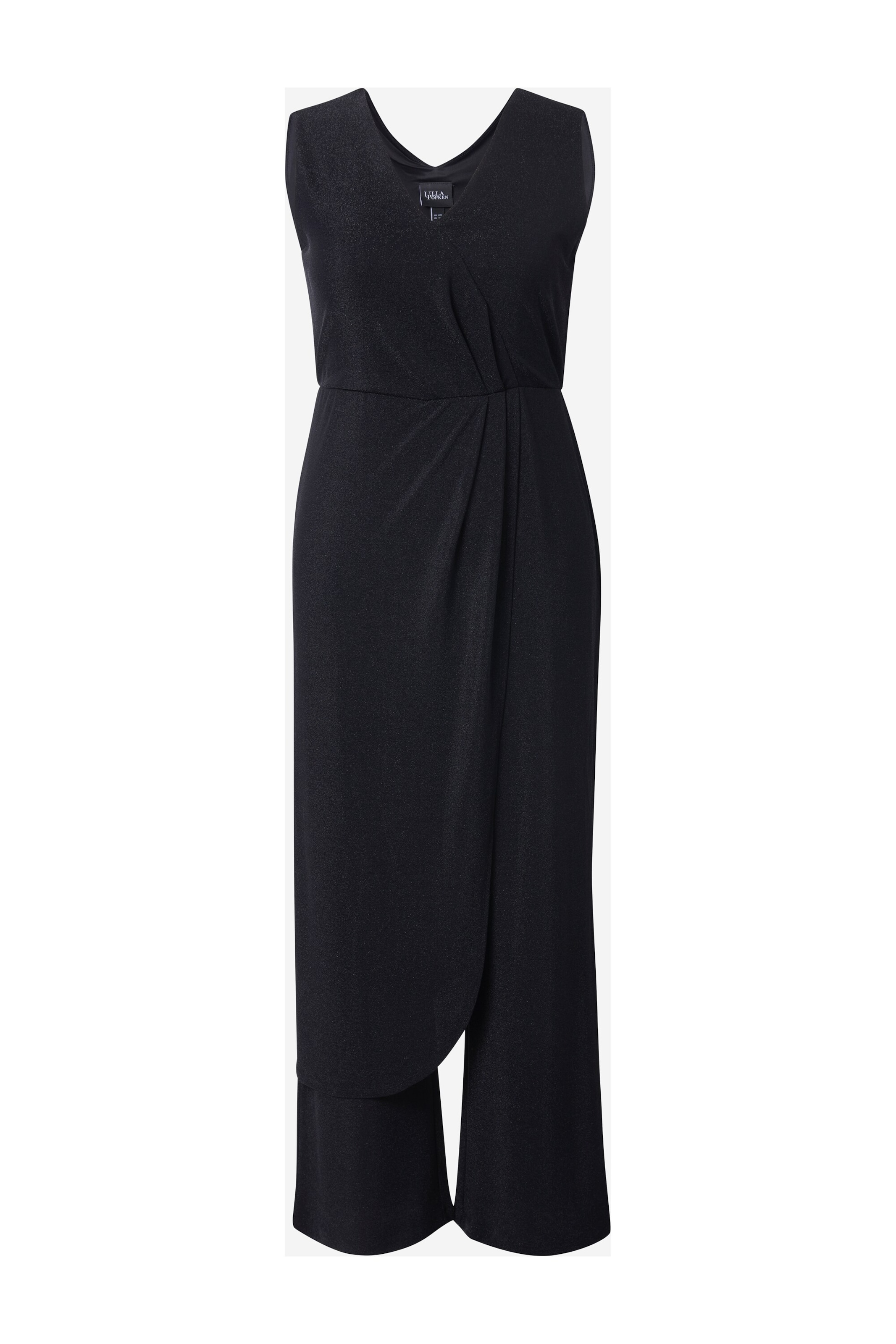 Ulla Popken Jumpsuit in Schwarz: Vorderseite