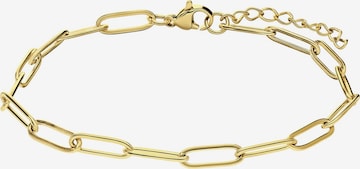 Lucardi Armband 'Glitzerndes Basic' in Goud: voorkant