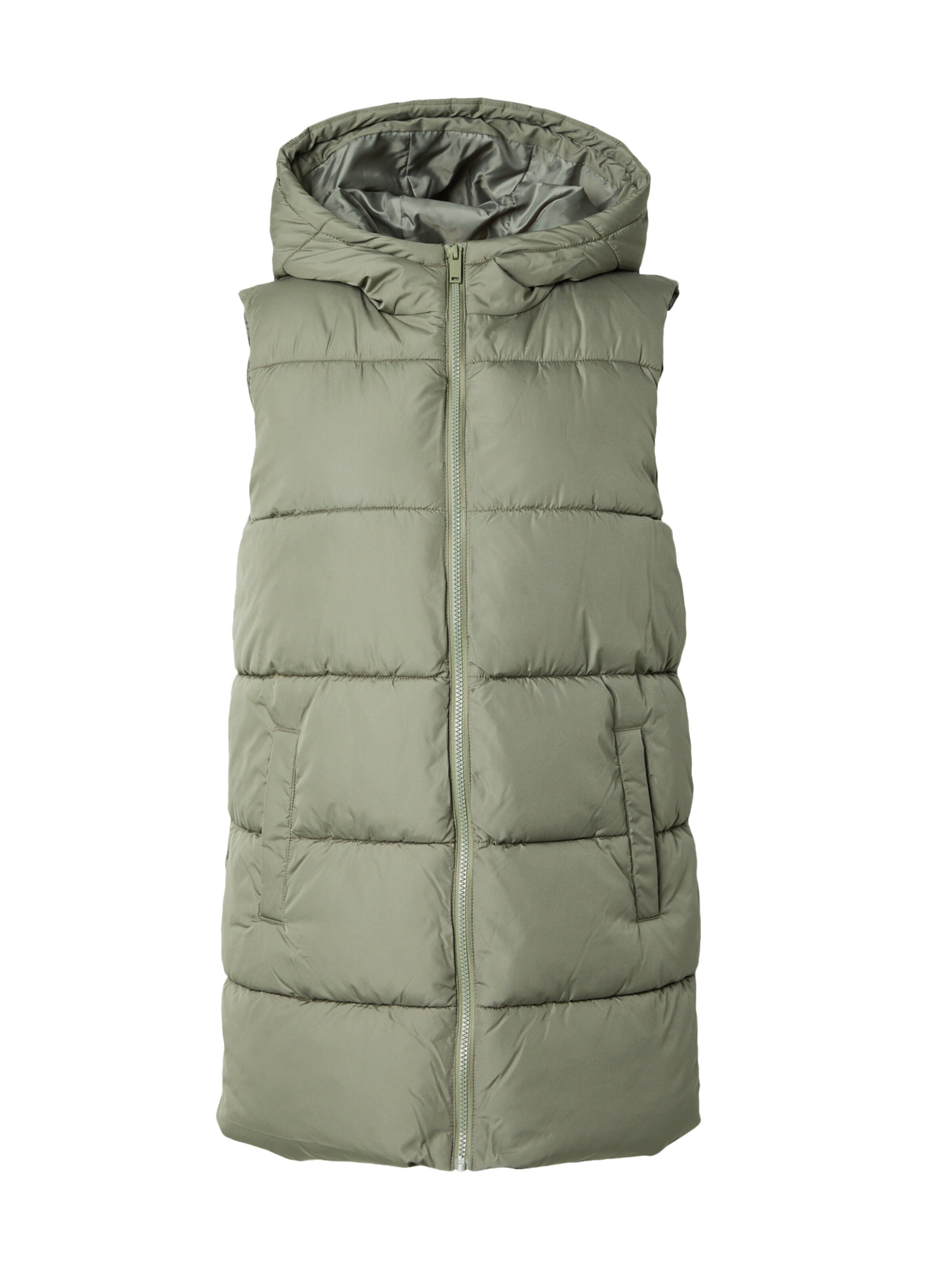 Gilet 'PCBee' di PIECES in verde: frontale