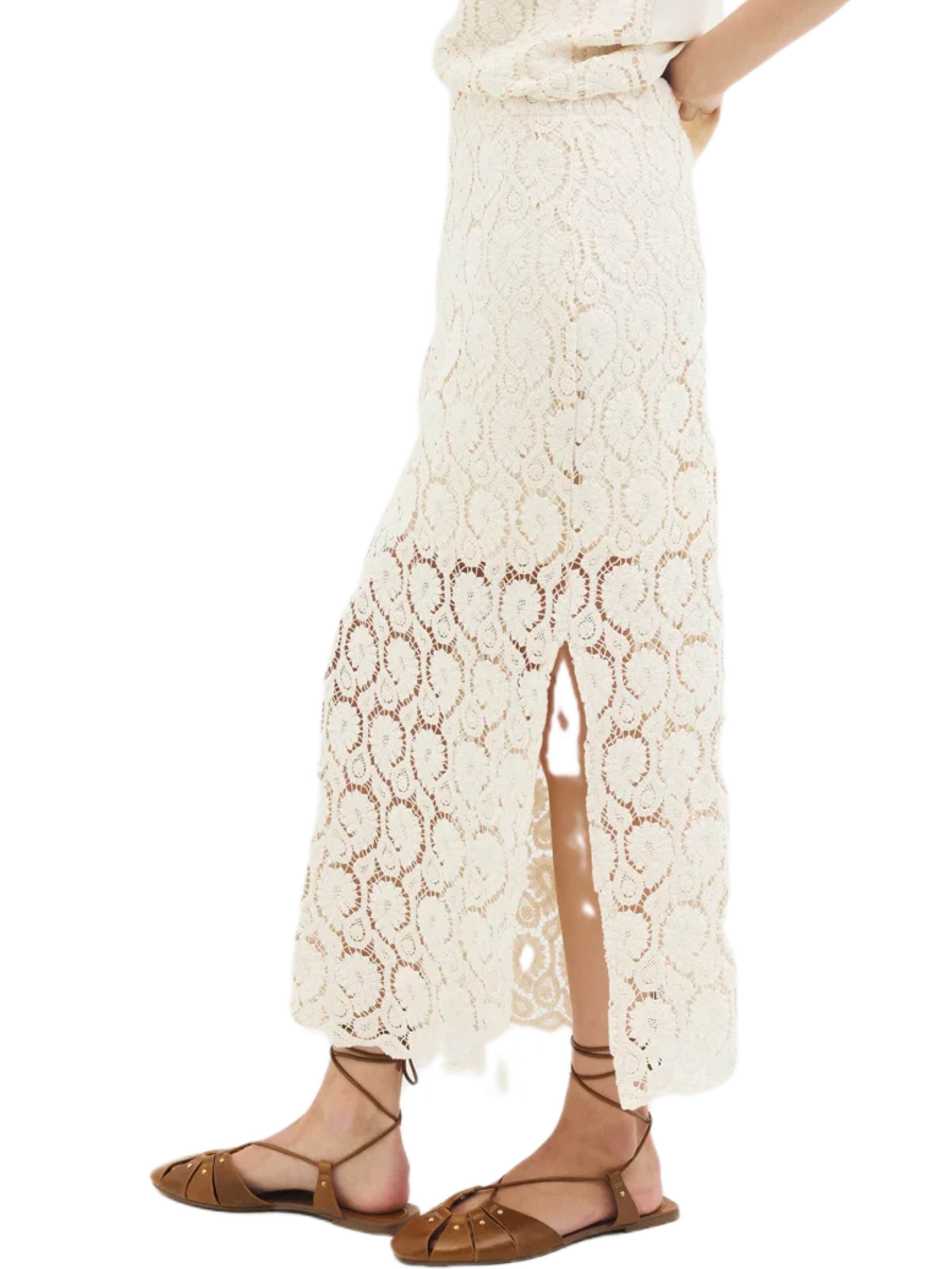 No Matter What Skirt in White